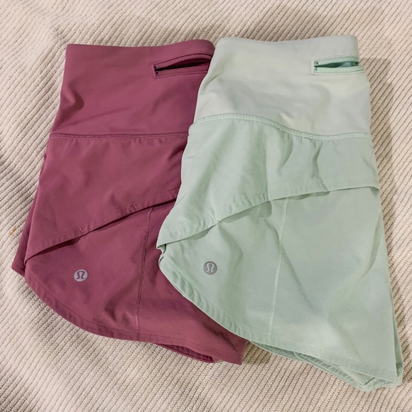 lululemon athletica Pants - Rare high rise speed up short mystic mint only